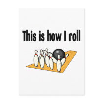 How I Roll Postcard