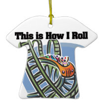 How I Roll (Roller Coaster) Christmas Ornaments