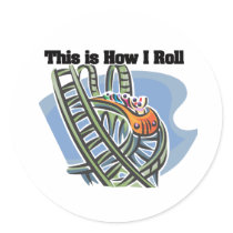 How I Roll (Roller Coaster) Sticker