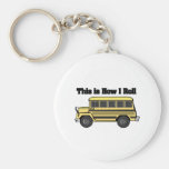 How I Roll (School Bus) Key Chains