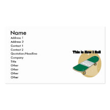 How I Roll (Skateboard) Business Card