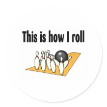 How I Roll Sticker