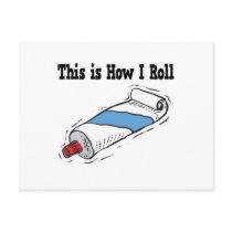 How I Roll Toothpaste Tube Postcards