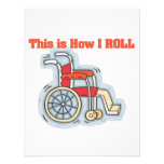 How I Roll (Wheelchair) Custom Invitation