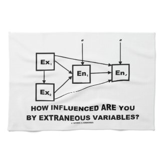 How Influenced Are You By Extraneous Variables? Kitchen Towels