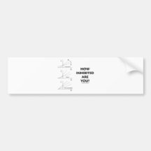 How Inhibited Are You? (Chemistry Enzyme Kinetics) Bumper Sticker