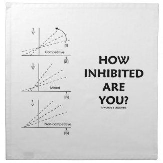 How Inhibited Are You? (Chemistry Enzyme Kinetics) Cloth Napkins