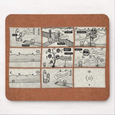 How Internet Works Mouse Mats by vladstudio
