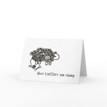 How Knitters See Sheep cards