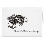 How Knitters See Sheep Greeting Card