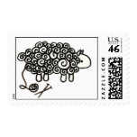 How Knitters See Sheep Stamps