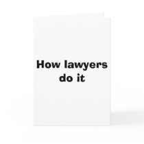 How lawyers do it cards by frugalbride How lawyers do it cards