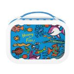 How Many Different Fish Can You See? Lunch Box