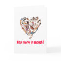 How many is enough? cards
