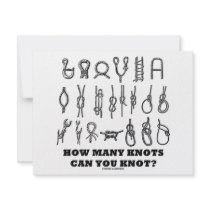 How Many Knots Can You Knot? invitations by wordsunwords How Many Knots Can You Knot? invitations