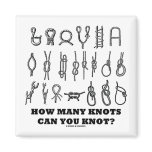 How Many Knots Can You Knot? Refrigerator Magnets