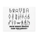 How Many Knots Can You Knot? postcards