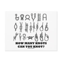 How Many Knots Can You Knot? postcards