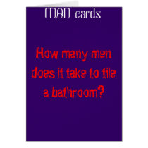 How many men does it take to tile a bathroom? cards by peterspooner How many men does it take to tile a bathroom? cards