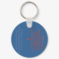 How Many Players to Cast a Spell keychains