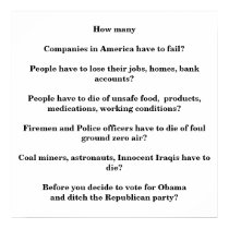 How Many? posters