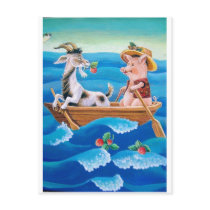 "How many strawberries grow in the sea?" postcards by juniorvart "How many strawberries grow in the sea?" postcards