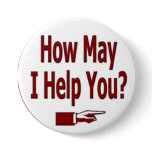 How May I Help You Button