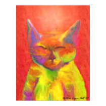 "How May You Serve Me?" Cat Print