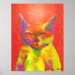 "How May You Serve Me?" Cat Print