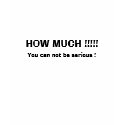 HOW MUCH !!!!!, You can not be serious ! t-shirts by wildmog HOW MUCH !!!!!, You can not be serious ! t-shirts