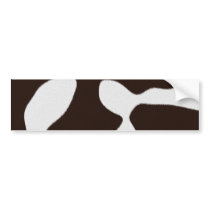 How Now Brown cow Bumper Sticker
