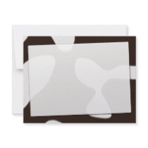 How Now Brown cow Personalized Invite