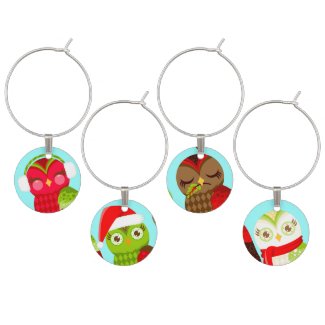How Now Owls? Whimsical Holiday Owl Wine Charms
