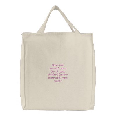 How old would you be? bag by artdebogallery