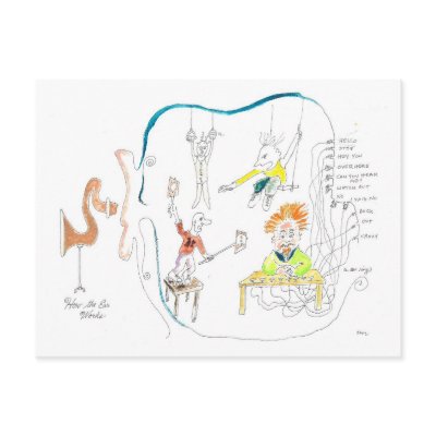 How the Ear Works Post Cards by doodot