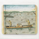 How the Indians Catch their Fish mousepads