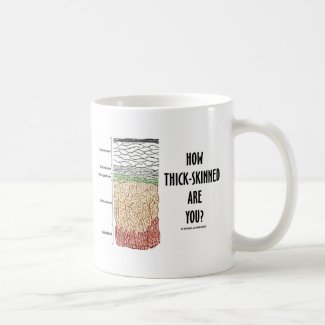 How Thick-Skinned Are You? (Epidermis Skin Layers) Mug