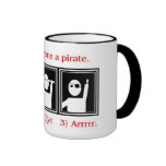 How to be a pirate mug
