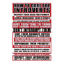 How To Care For Introverts Posters How To Care For Introverts Posters