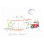 How to Clean Teeth Post Cards