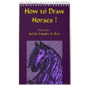 How to draw Horses calendars