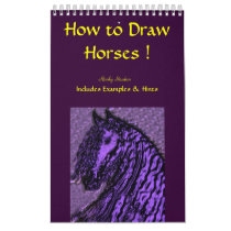 How to draw Horses calendars