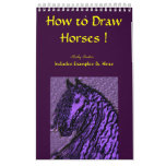 How to draw Horses Wall Calendar
