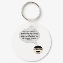 How To Frustrate a Programmer Keychain