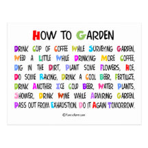How to Garden Postcards