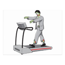 How to Keep a Zombie Busy Postcard