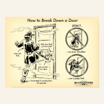 How to Kick Down a Door Print posters