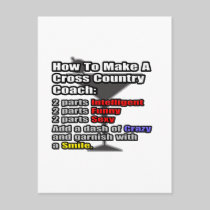 How To Make a Cross Country Coach Post Cards
