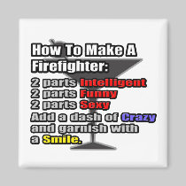 How To Make a Firefighter Refrigerator Magnets