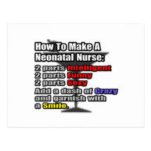 How To Make a Neonatal Nurse Post Card